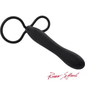 Fallo doppio Rocco Double Strap-on Pussy fallo indossabile 15 cm