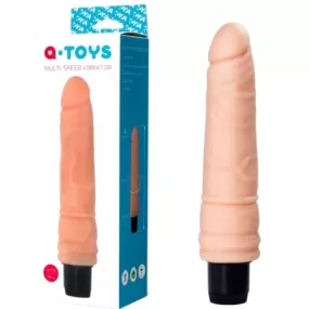 vibratore vaginale fallo realistico dildo vibrante 19 cm x 3,8 cm