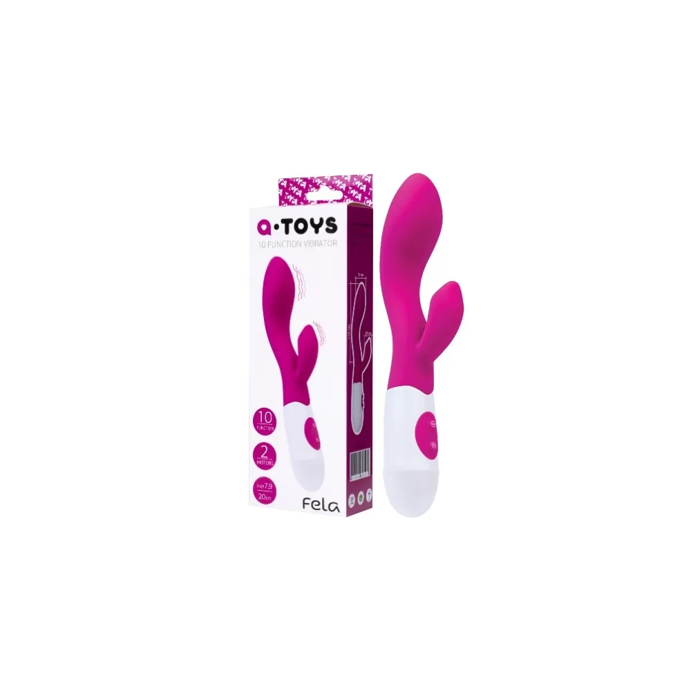 rabbit vibratore femminile donna stimolatore punto-G 20 cm